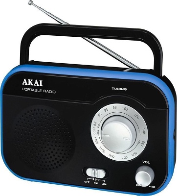 Radio Analog Akai PR003A-410B Black