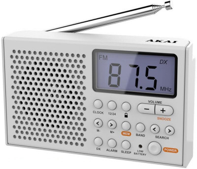 Radio Digital Akai AWBR-305 White
