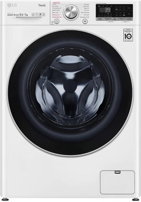 Πλυντήριο-Στεγνωτήριο LG 10,5-7Kg F4DV710H1E με ατμό & Wi-Fi