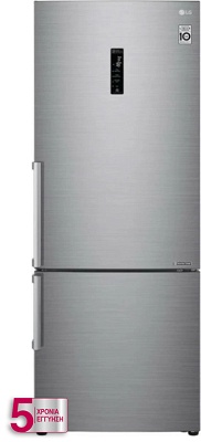 Refrigerator LG 185x70 GBB567PZCMB Silver (Wi-Fi)