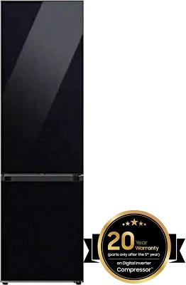 Ψυγειοκαταψύκτης Samsung 203x60 RB38A6B2E22 Bespoke Black Glass