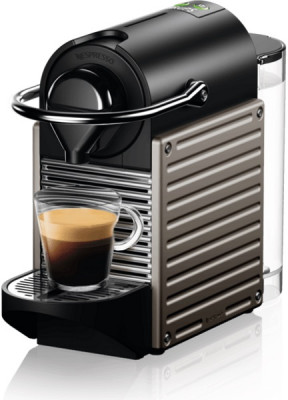 Καφετιέρα Nespresso Krups XN304TS Pixie Titan Μαύρη +Δώρο κουπόνι 30€