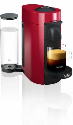 Nespresso Coffee Maker Delonghi ENV150.R Vertuo Plus Κόκκινη