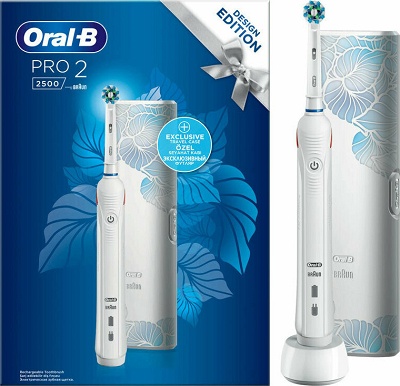 Οδοντόβουρτσα Oral-B PRO2500 White Design Edition