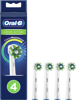 Ανταλλακτικά Οδοντόβουρτσας Oral-B CROSS ACTION x4 80347943