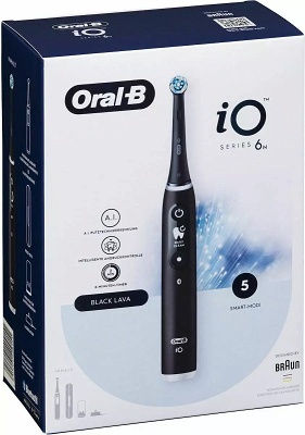 Toothbrush Oral-B iO Series 6 Magnetic Black Lava
