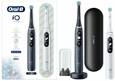 Toothbrush Oral-B iO Series 7 Duo (2pcs) Black & White