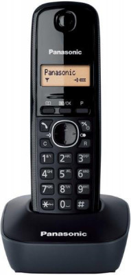 Cordless Phone Panasonic KX-TG1611GRH Black