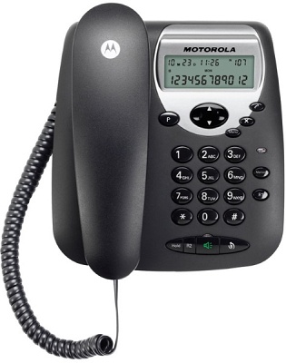 Τηλέφωνο Ενσύρματο Motorola CT2 Μαύρο