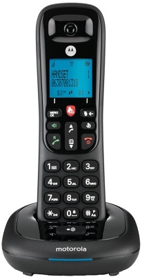 Τηλέφωνο Ασύρματο Motorola CD4001 Μαύρο