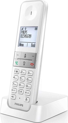 Τηλέφωνο Ασύρματο Philips D4701W/GRS Λευκό