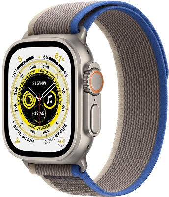 Smartwatch Apple Watch Ultra 49mm Titanium Blue Gray M/L