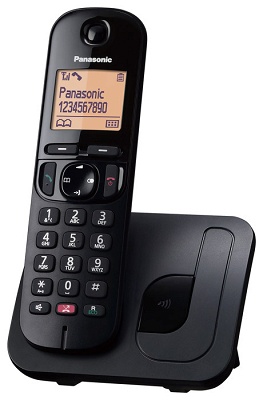 Τηλέφωνο Ασύρματο Panasonic KX-TGC250GRB Μαύρο