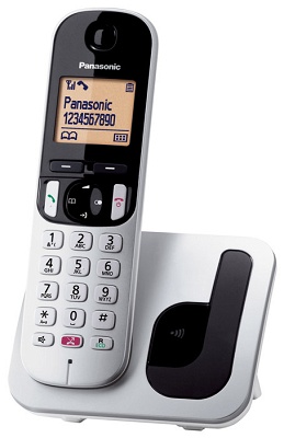 Τηλέφωνο Ασύρματο Panasonic KX-TGC250GRS Ασημί