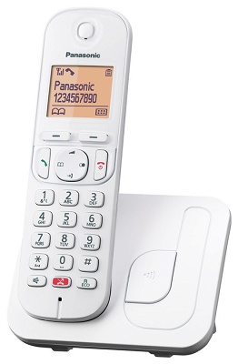 Τηλέφωνο Ασύρματο Panasonic KX-TGC250GRW Λευκό