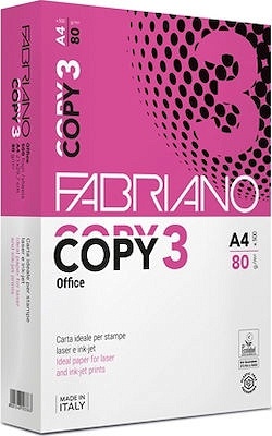 Photocopy Paper Fabriano Α4 500Φ 80GR