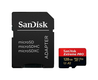 Κάρτα Μνήμης Sandisk Micro SD Extreme Pro 128GB SDSQXCD-128G-GN6MA