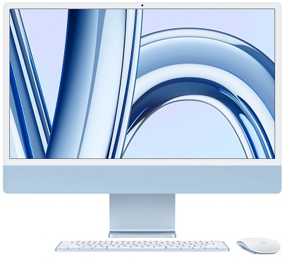 iMac Apple 24" Retina M3-10Core/8GB/512GB MQRR3GR/A Blue