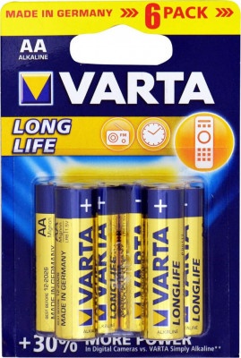 Batteries Varta Longlife 4106 ΑΑ Alkaline (6 pcs)