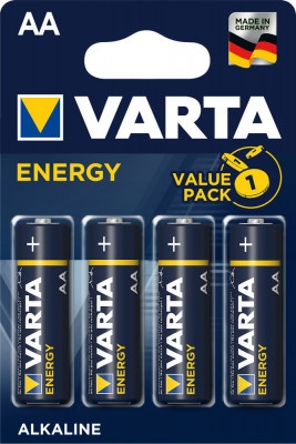 Μπαταρίες Varta Energy 4106 ΑΑ Αλκαλικές (4 τεμ.)
