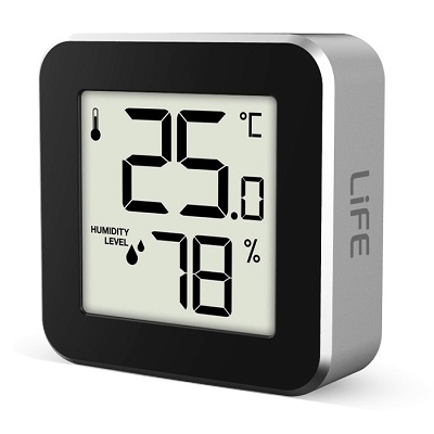 Thermometer - Hygrometer Life Alu Mini Silver