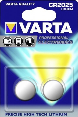 Μπαταρίες Varta CR2025 3V (2 τεμ.)