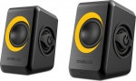 Speakers Sonicgears 2.0 Orange Quad Bass