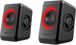 Speakers Sonicgears 2.0 Red Quad Bass