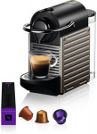 Καφετιέρα Nespresso Krups XN304TS Pixie Titan Μαύρη +Προσφορά 2+1 για αγορά καφέ